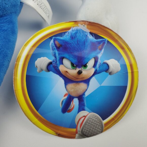 Sonic The Hedgehog Movie 2 Plush Toy Factory NWT BRAND NEW  2022 LARGE 15” Sonic The Hedgehog Movie 2 Plush Toy Factory NWT